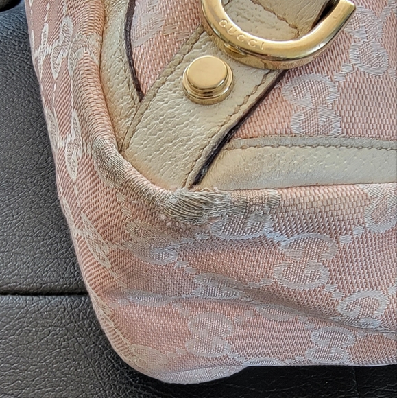 Gucci Tote Bag Pink Canvas - Picture 10 of 12